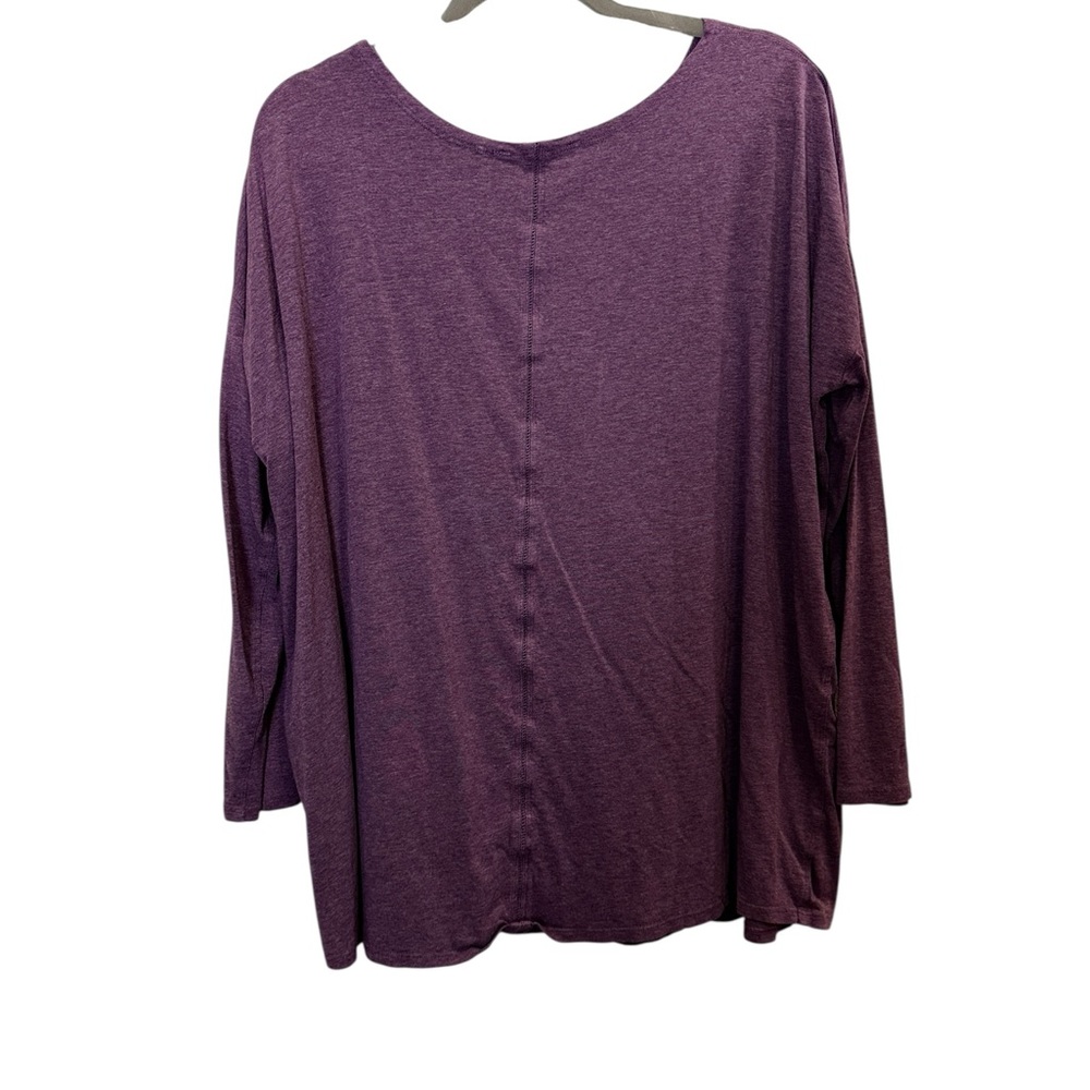 Tasc Performance Women’s Plum Organic Cotton Bamboo Long Sleeve T sz XL - Picture 3 of 9